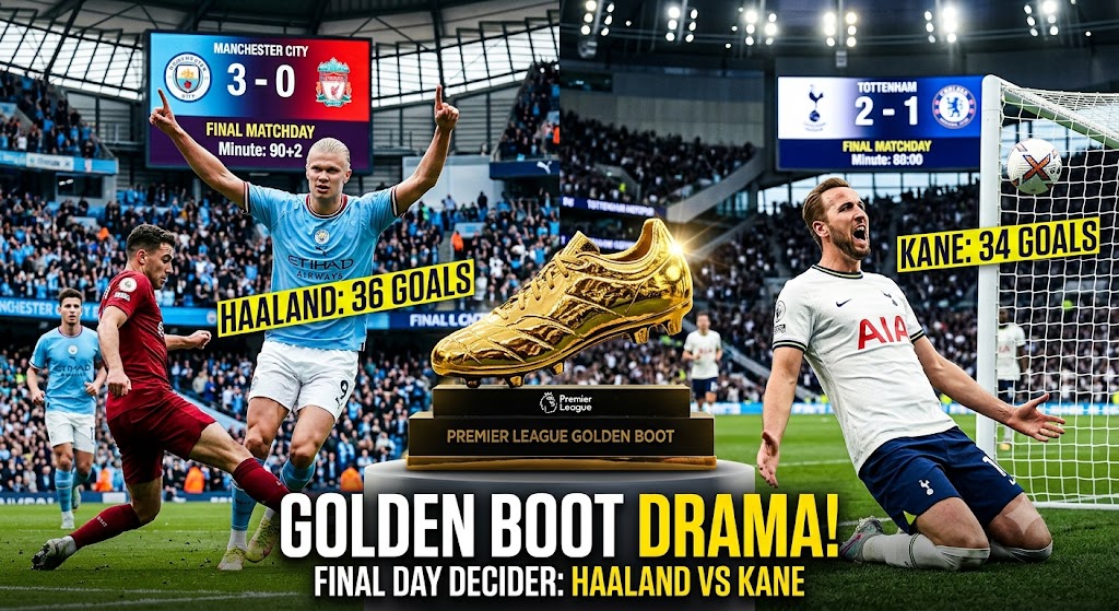 Premier League Golden Boot Race Goes Down to Final Matchday Drama